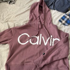 Calvin performance cropped hoodie